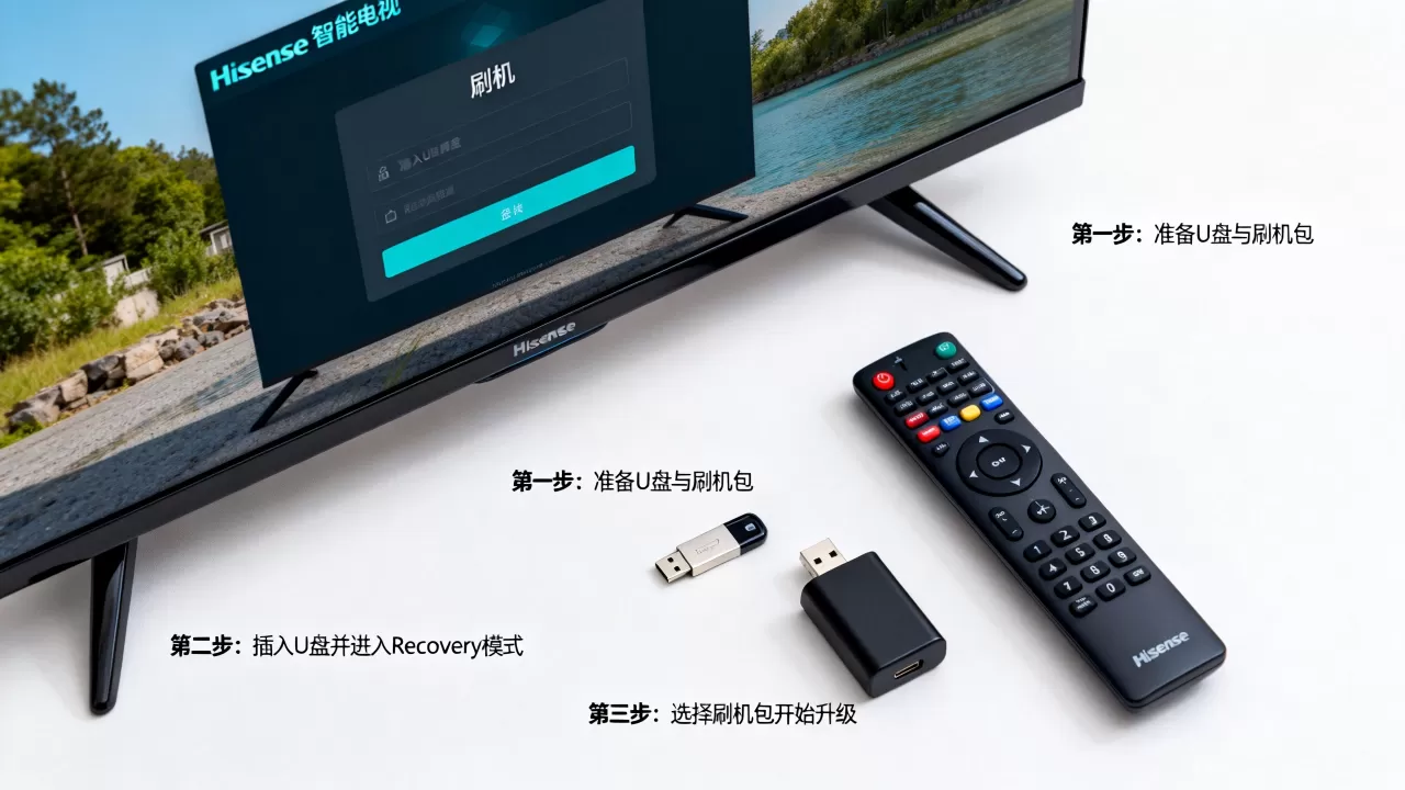 海信智能电视怎么刷机，海信电视刷机教程