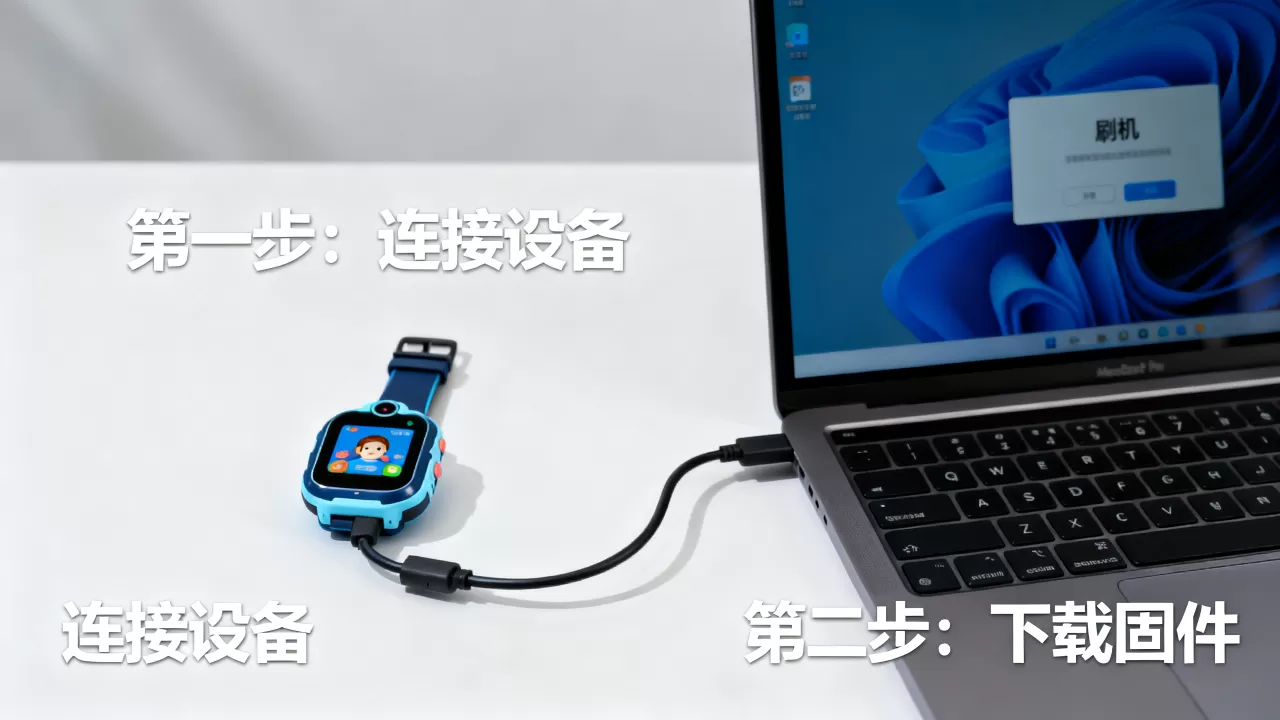 儿童智能手表刷机教程，儿童智能手表刷机