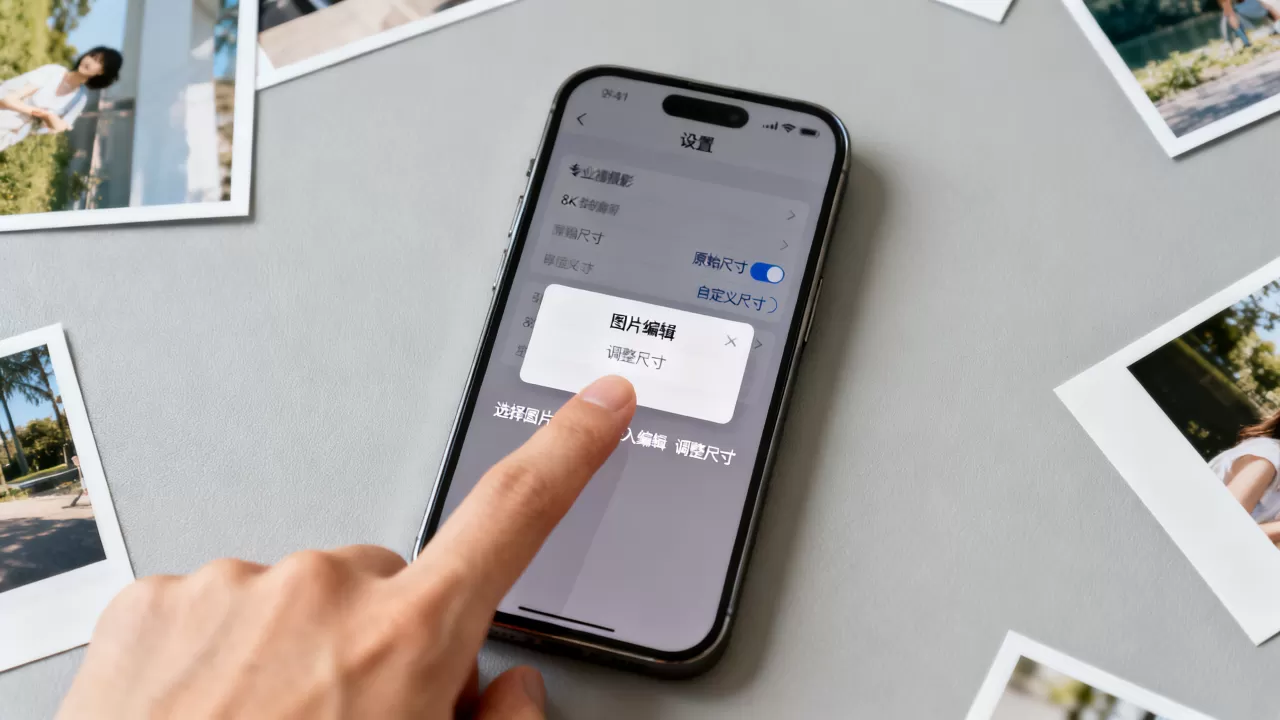 iphone怎么设置图片大小，iPhone图片尺寸调整方法