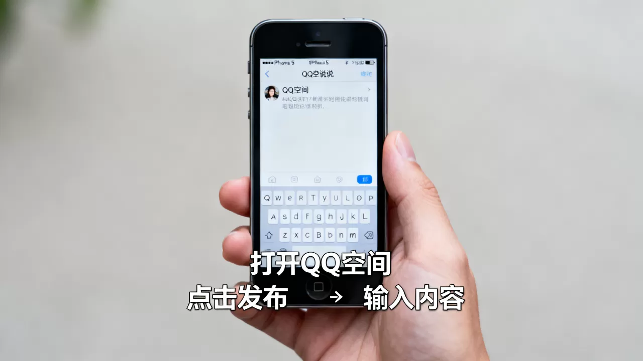 iphone5发说说怎么弄，iphone5发说说