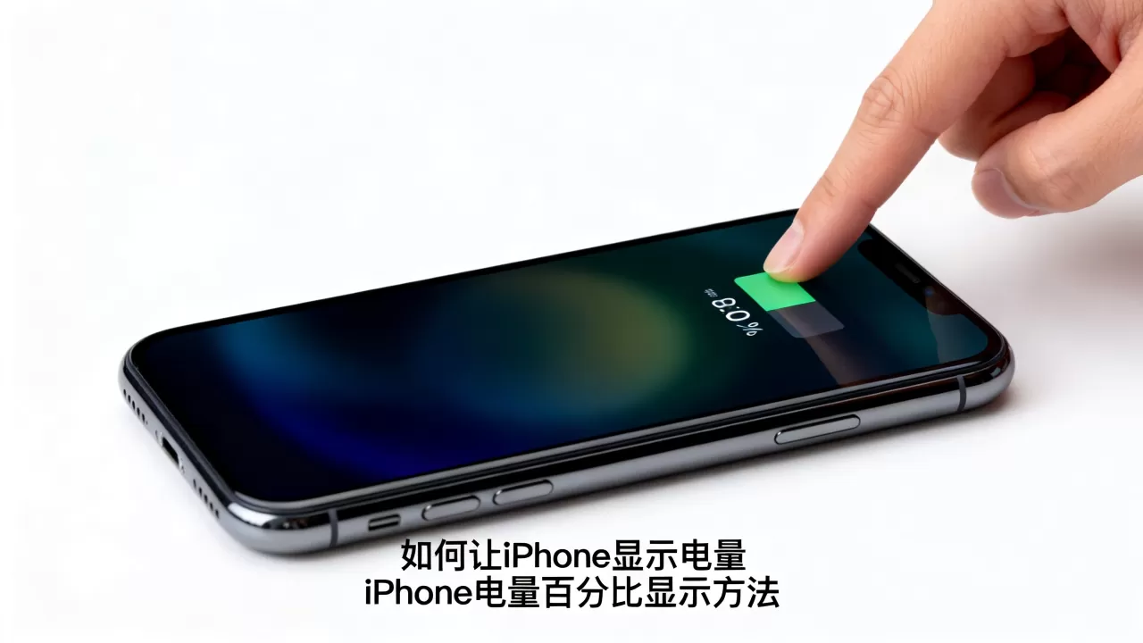 如何让iphone显示电量，iPhone电量百分比显示方法