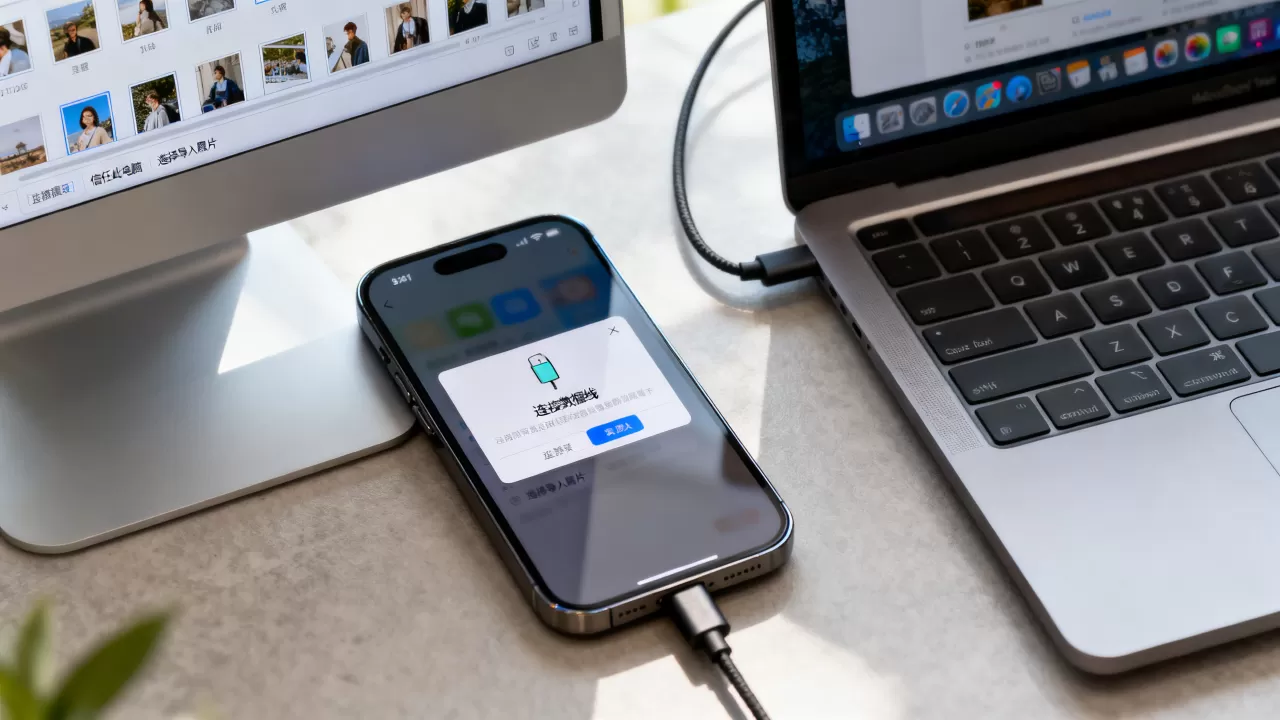 iphone照片不能导入电脑怎么办，iphone照片导入电脑