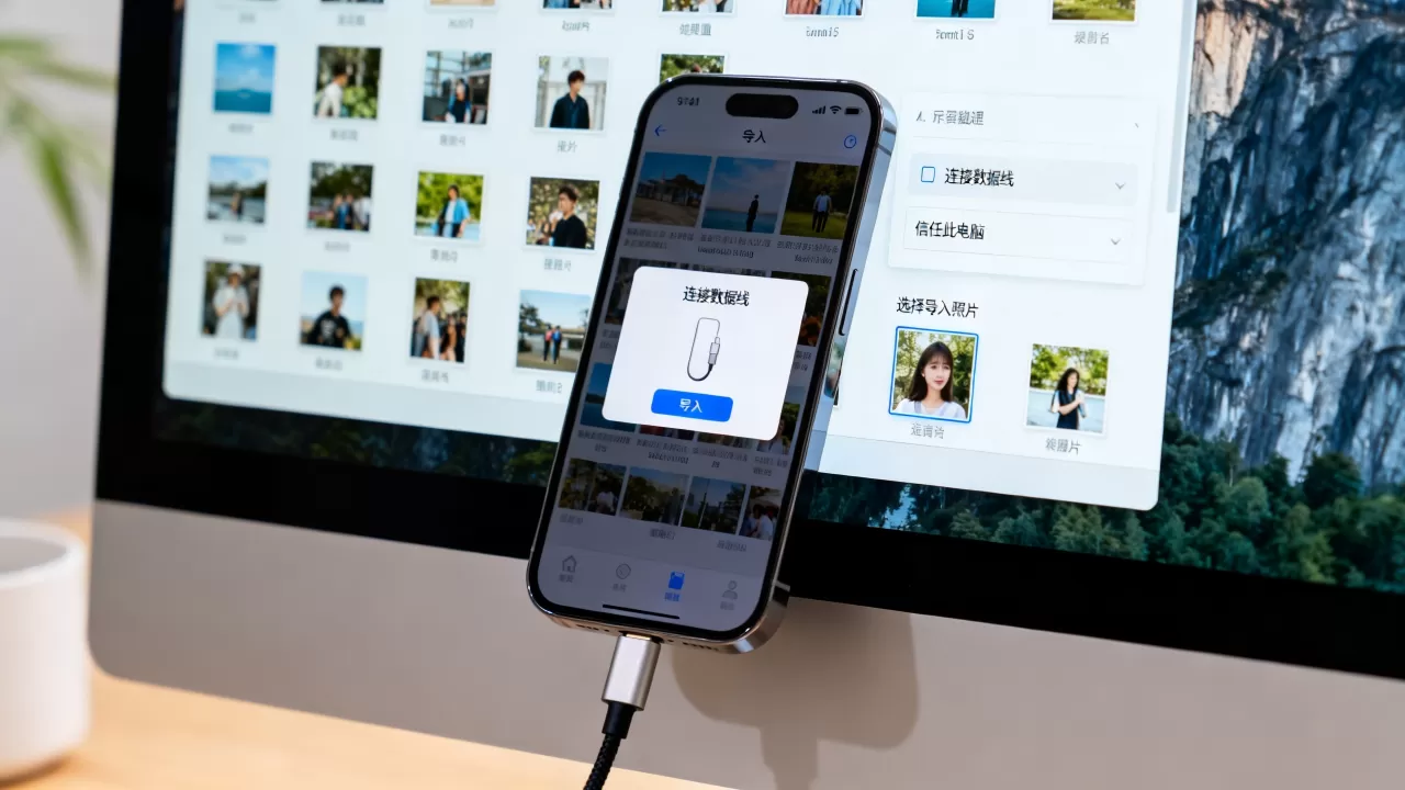 iphone照片不能导入电脑怎么办，iphone照片导入电脑