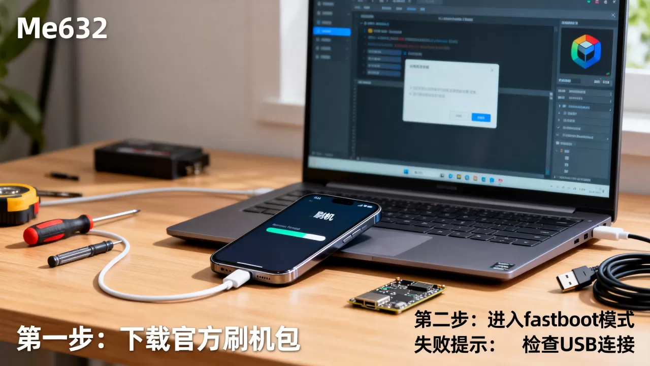 me632刷机教程，me632刷机失败怎么办
