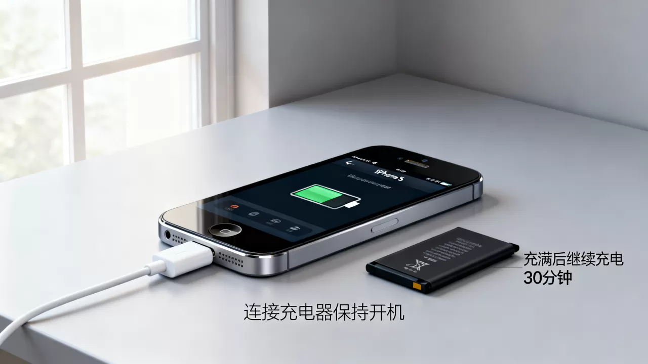 iPhone5电池校正方法，iPhone5电池怎么校准