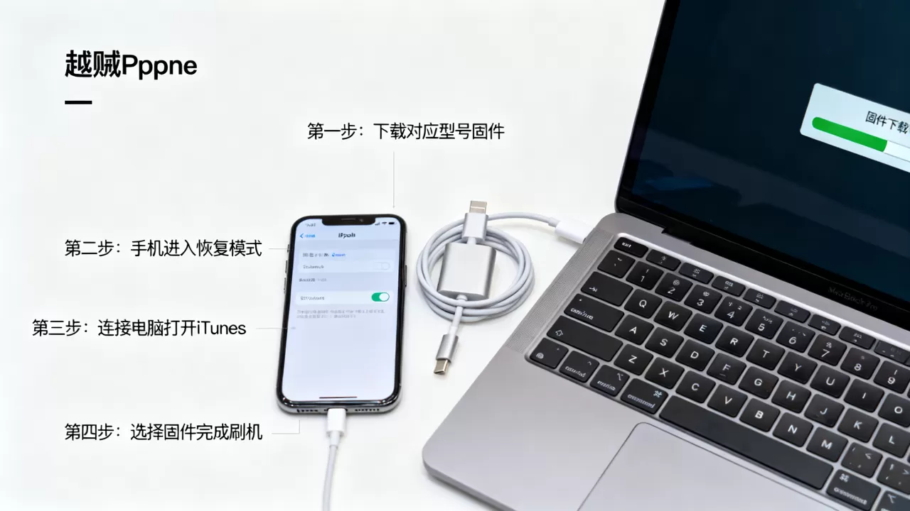 越狱苹果手机如何刷机，苹果手机刷机教程