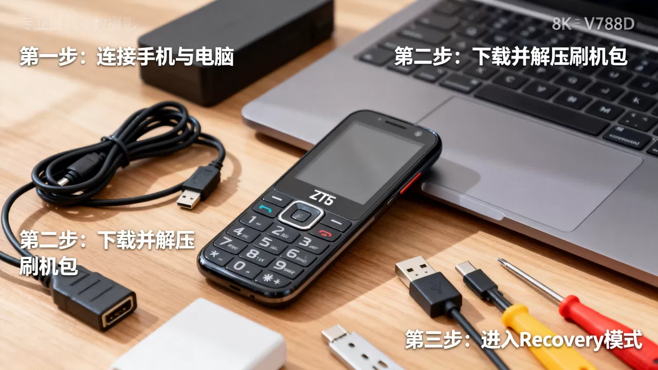 ZTEV788D刷机教程，中兴V788D刷机包下载