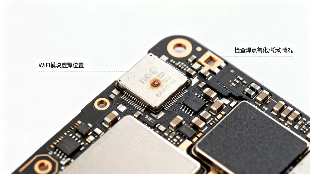 iphone wifi模块虚焊怎么办，iphone wifi模块虚焊