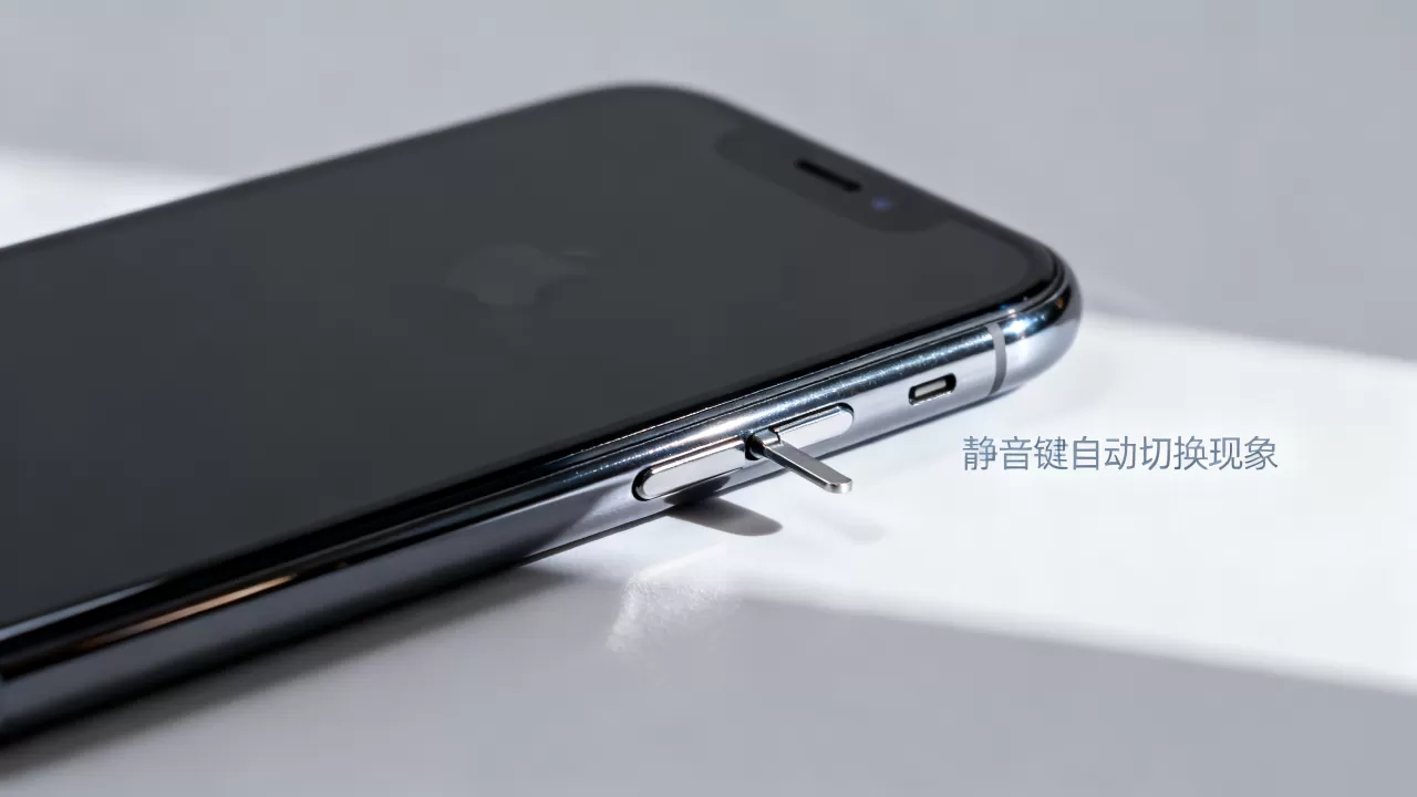 iphone静音键自动切换怎么回事，iphone静音键
