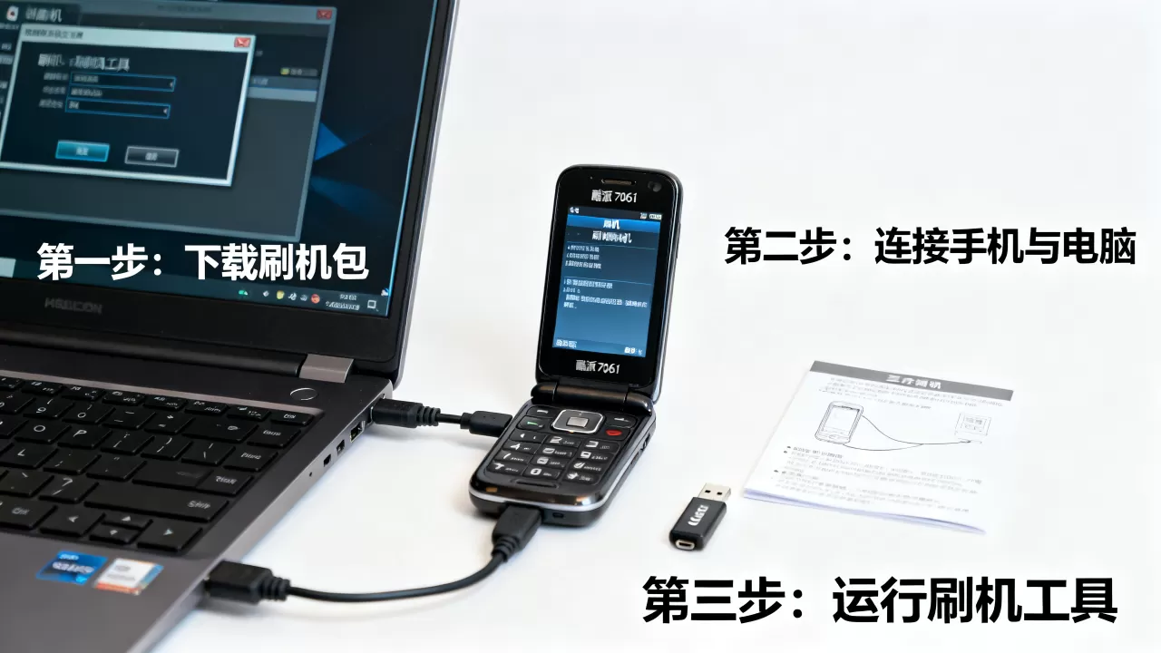 酷派7061刷机包怎么刷，酷派7061刷机教程