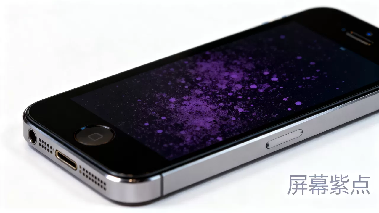 iphone5屏幕出现紫点是怎么回事，iphone5屏幕故障