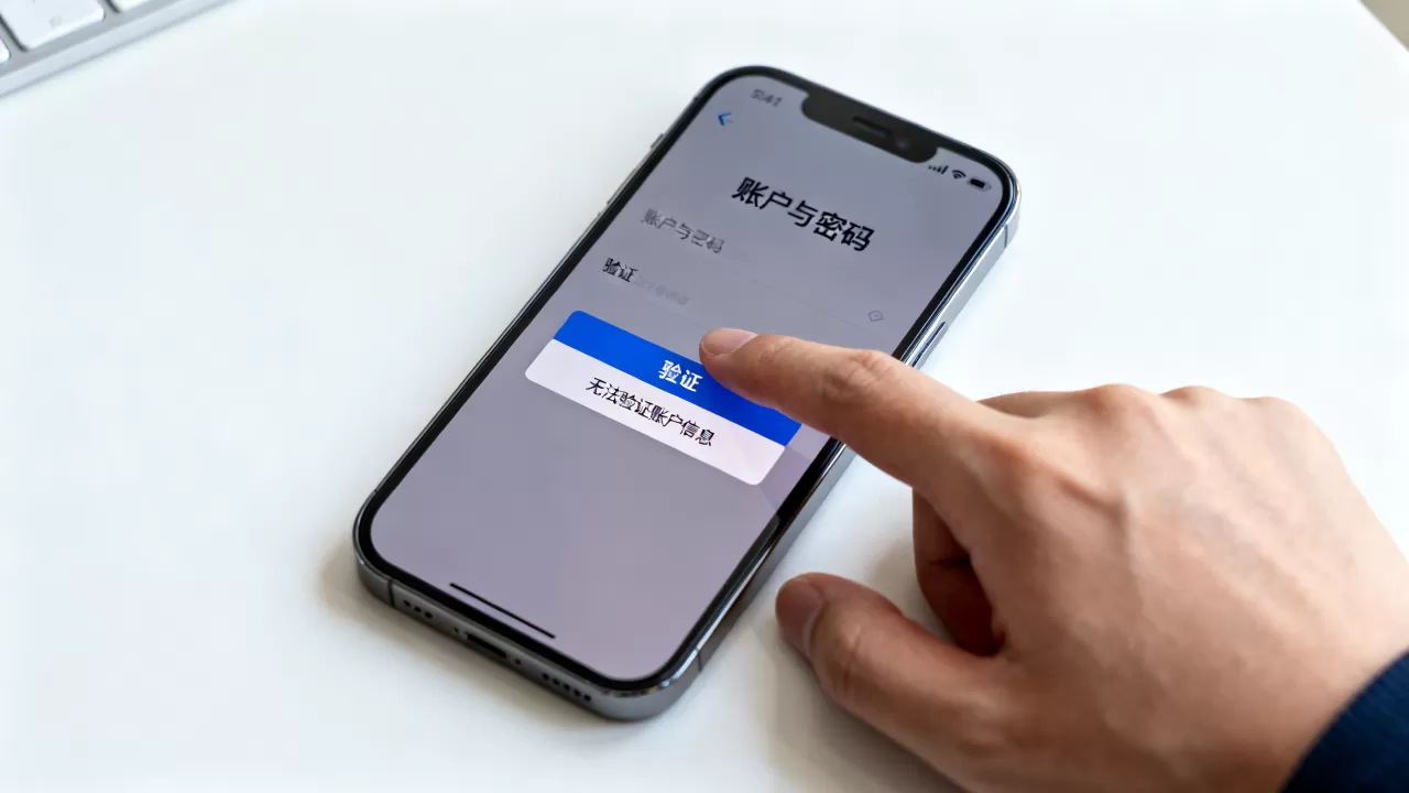 iphone无法验证账户信息怎么办，iphone无法验证账户