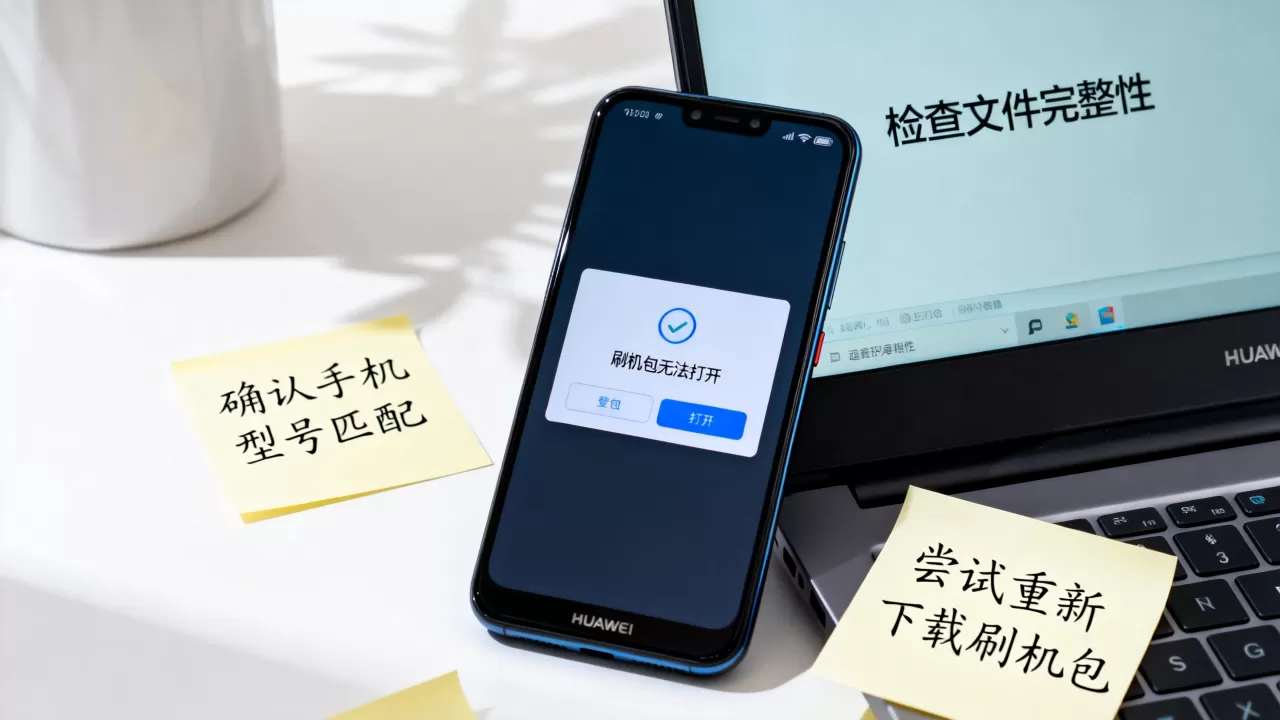 华为手机打不开刷机包怎么办，刷机包打不开