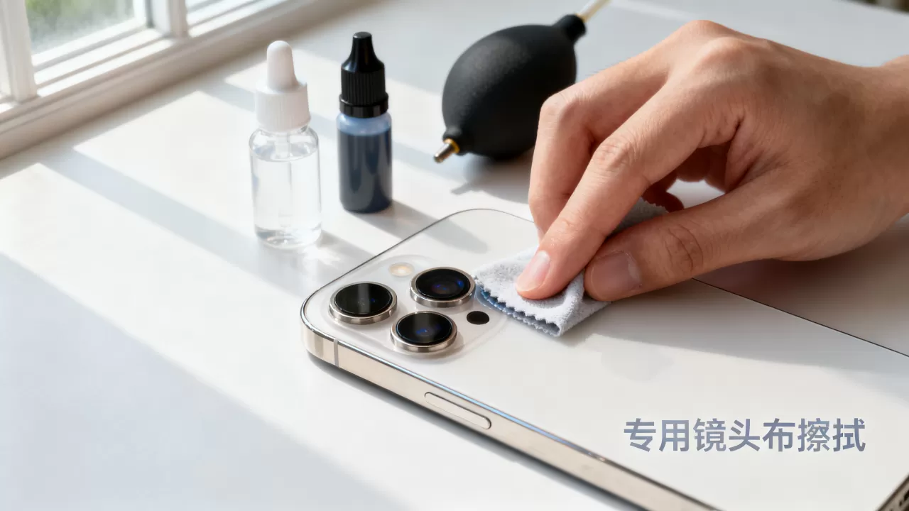 iPhone擦摄像头模糊不清怎么办，iPhone摄像头清洁
