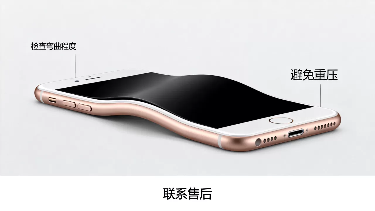 iphone6p弯曲怎么办，iPhone 6 Plus屏幕弯曲