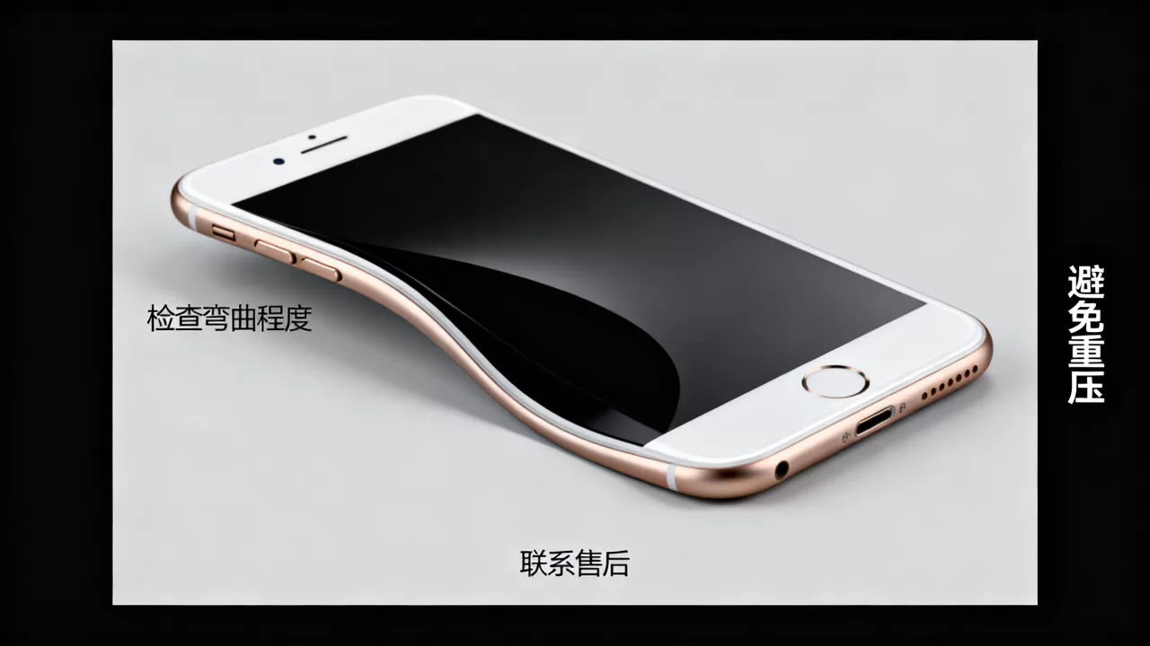 iphone6p弯曲怎么办，iPhone 6 Plus屏幕弯曲