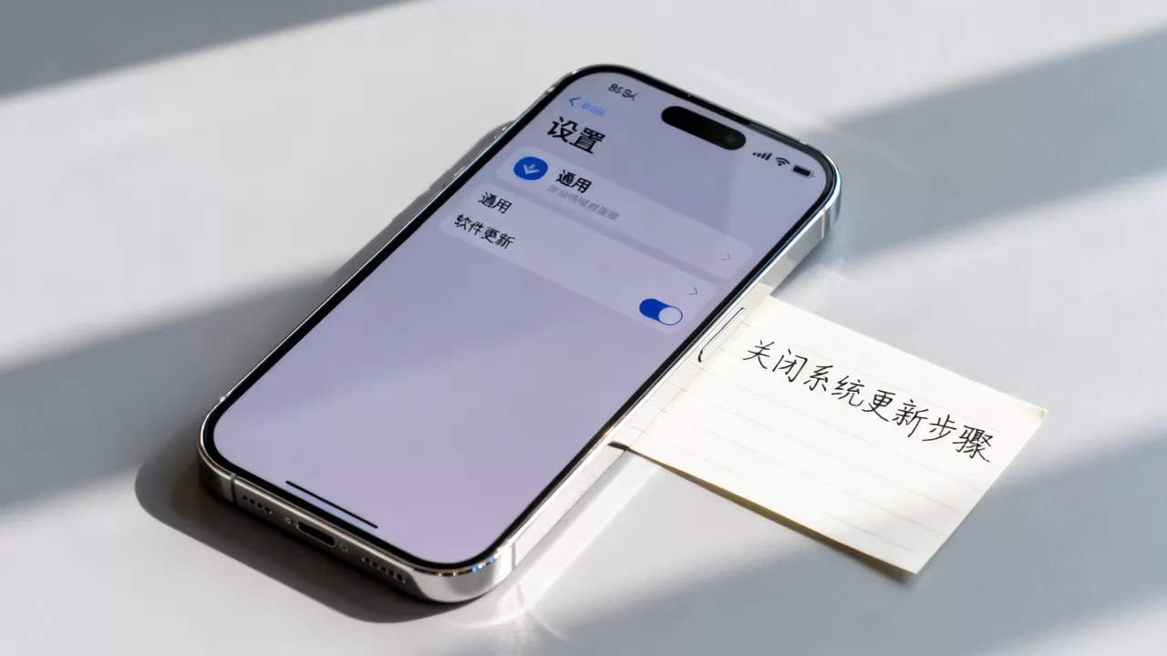 iphone怎么停止系统更新，iphone关闭自动更新
