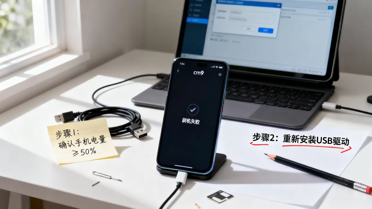 cm9刷机教程失败怎么办，cm9刷机教程