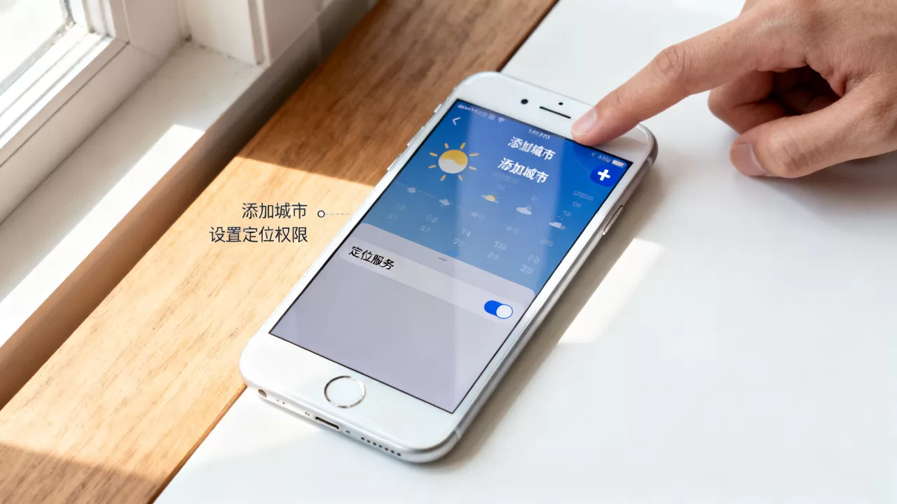 iphone找不到城市天气怎么办，iphone天气设置