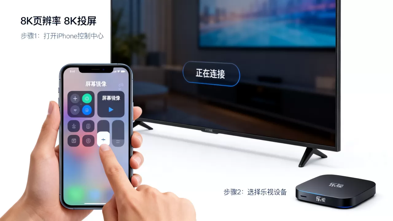 乐视投屏iphone怎么操作，乐视投屏