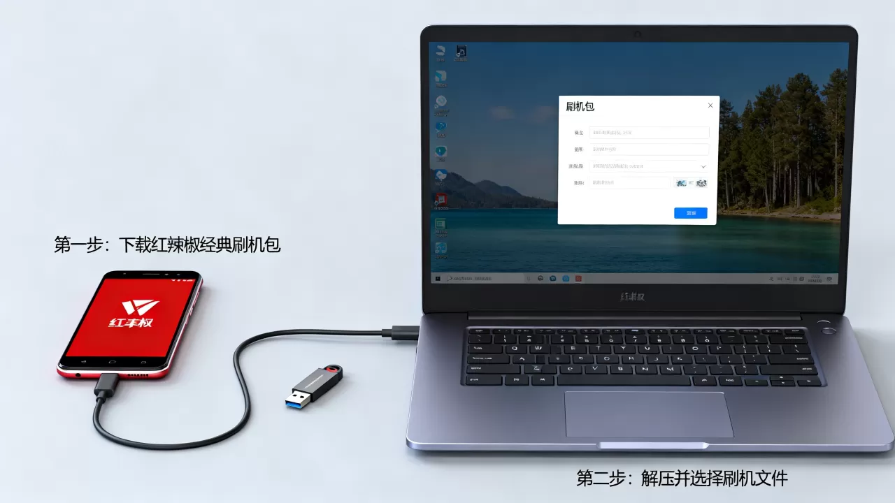 红辣椒经典刷机包怎么刷？红辣椒刷机包下载