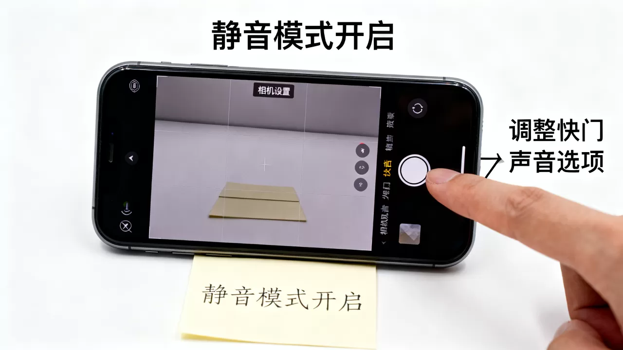 日版iphone怎么去除拍照声音，iphone静音拍照