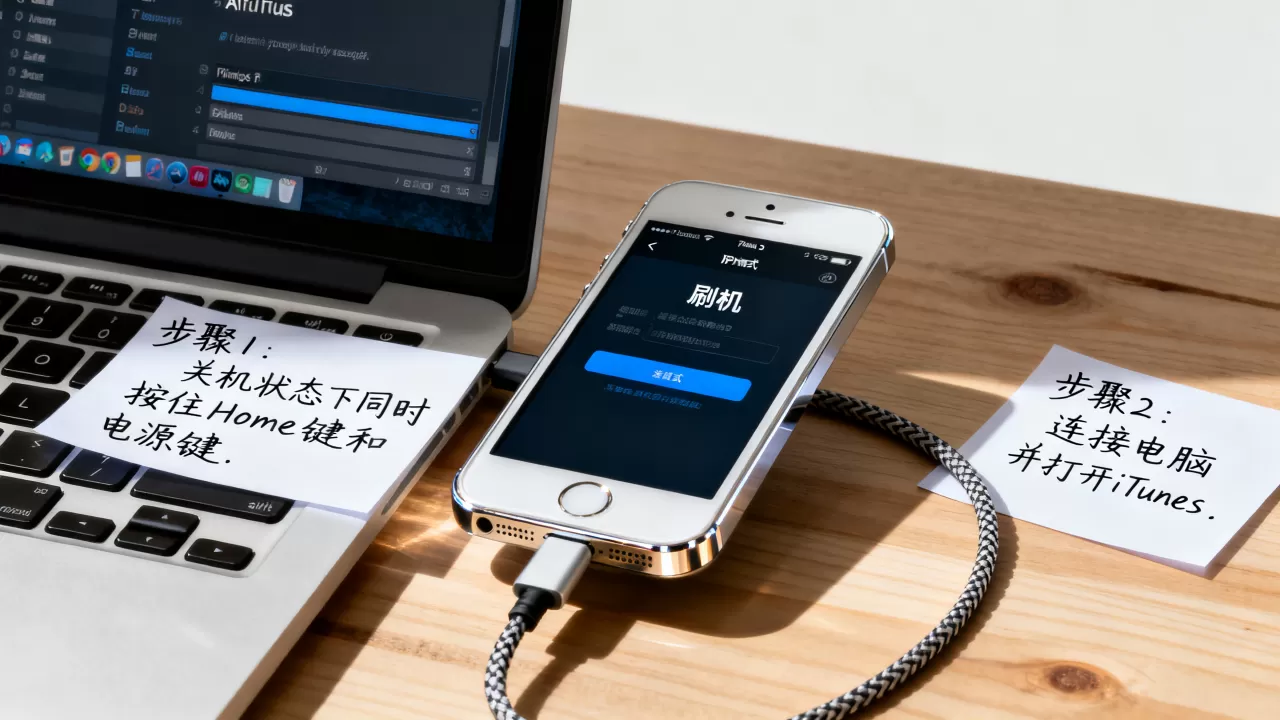 苹果5进入刷机模式怎么办，苹果5刷机教程