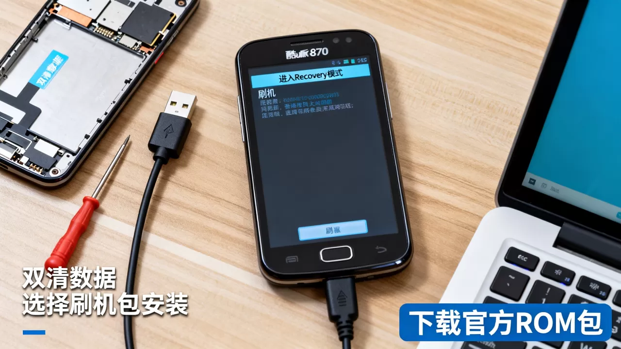 酷派8730怎么刷机，酷派8730刷机教程