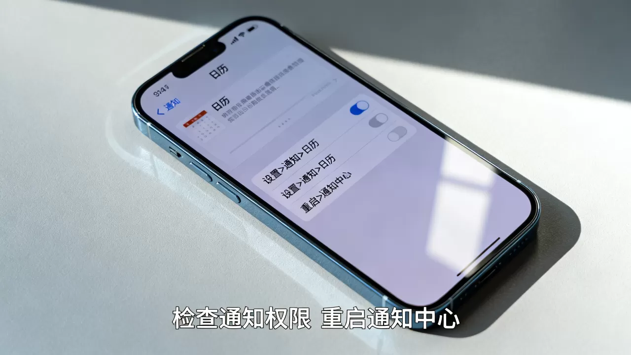 iphone通知栏显示日历，iphone日历通知栏不显示怎么办