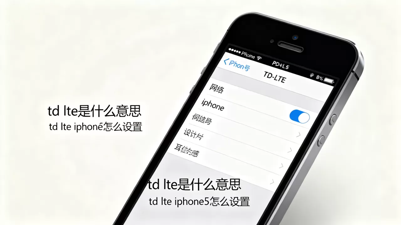 td lte iphone5怎么设置？td lte是什么意思