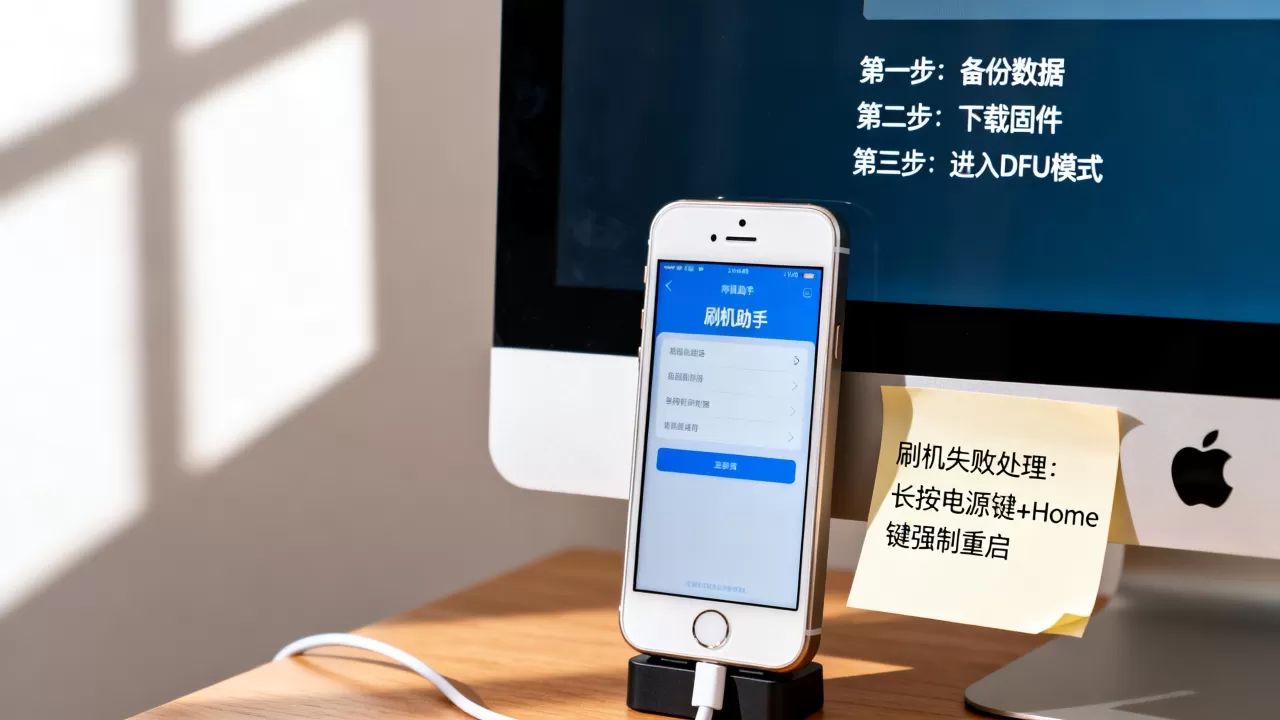 苹果5刷机助手教程，苹果手机刷机失败怎么办