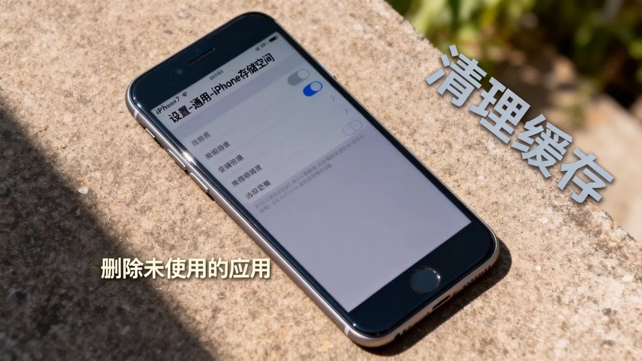 iPhone7plus攻略，iPhone7plus怎么清理内存，iPhone7plus清理内存方法