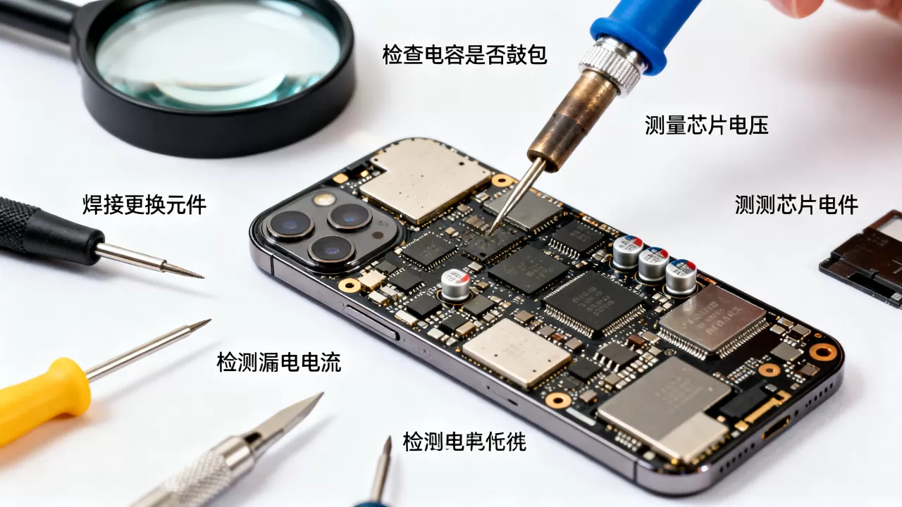 iphone主板漏电怎么修，iphone主板漏电维修方法及费用