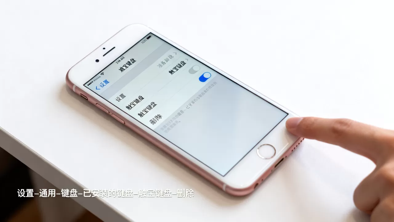iphone6触宝键盘怎么卸载，iphone6触宝