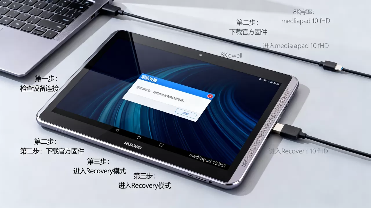 华为mediapad 10 fhd刷机失败怎么办，华为平板刷机教程