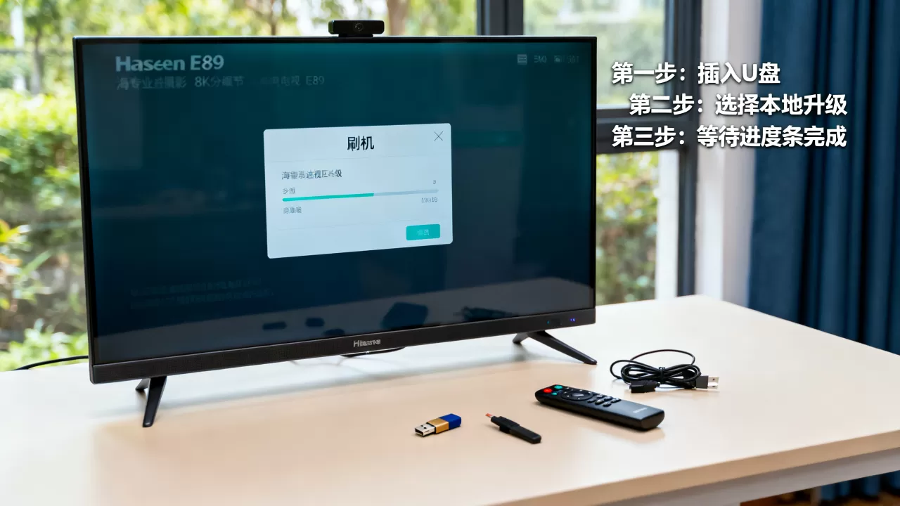 海信e89刷机教程，海信电视E89刷机失败怎么办