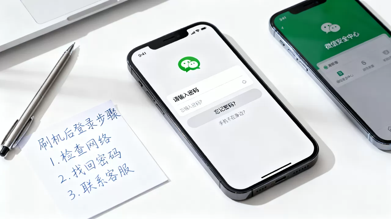 微信刷机无法登录怎么办，微信刷机后登录不了