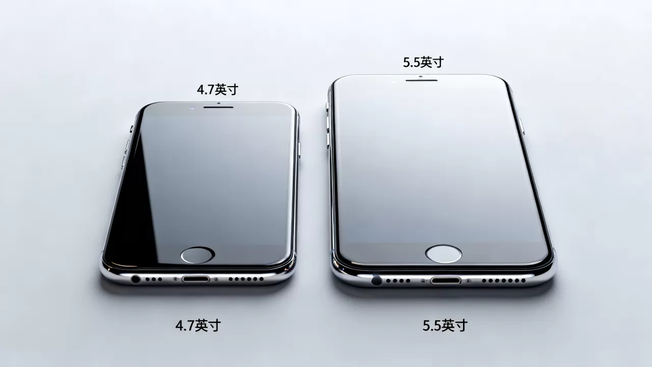 iPhone64.7和5.5有什么区别，iPhone屏幕尺寸对比