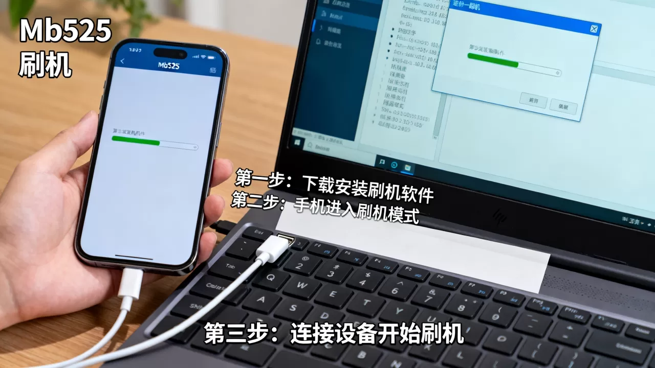mb525刷机软件怎么用，mb525刷机