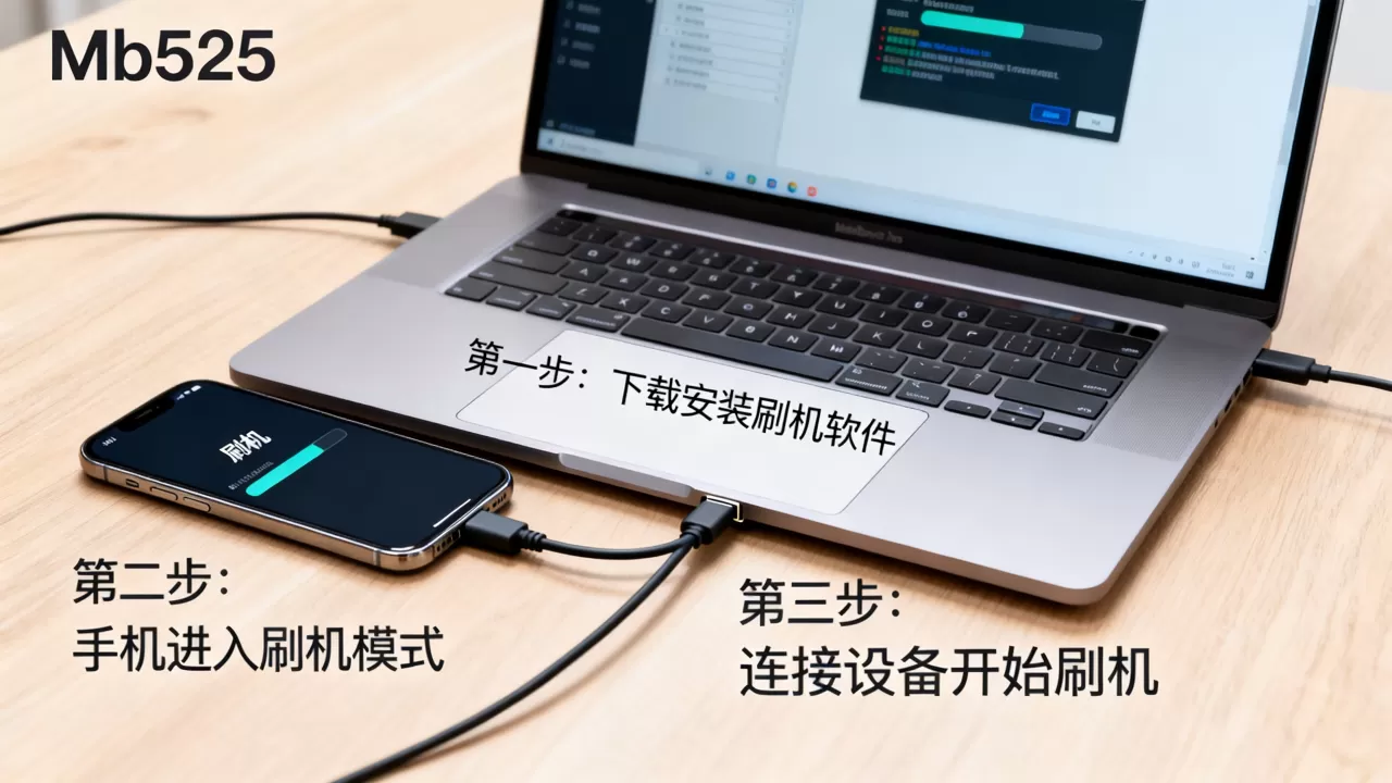 mb525刷机软件怎么用，mb525刷机