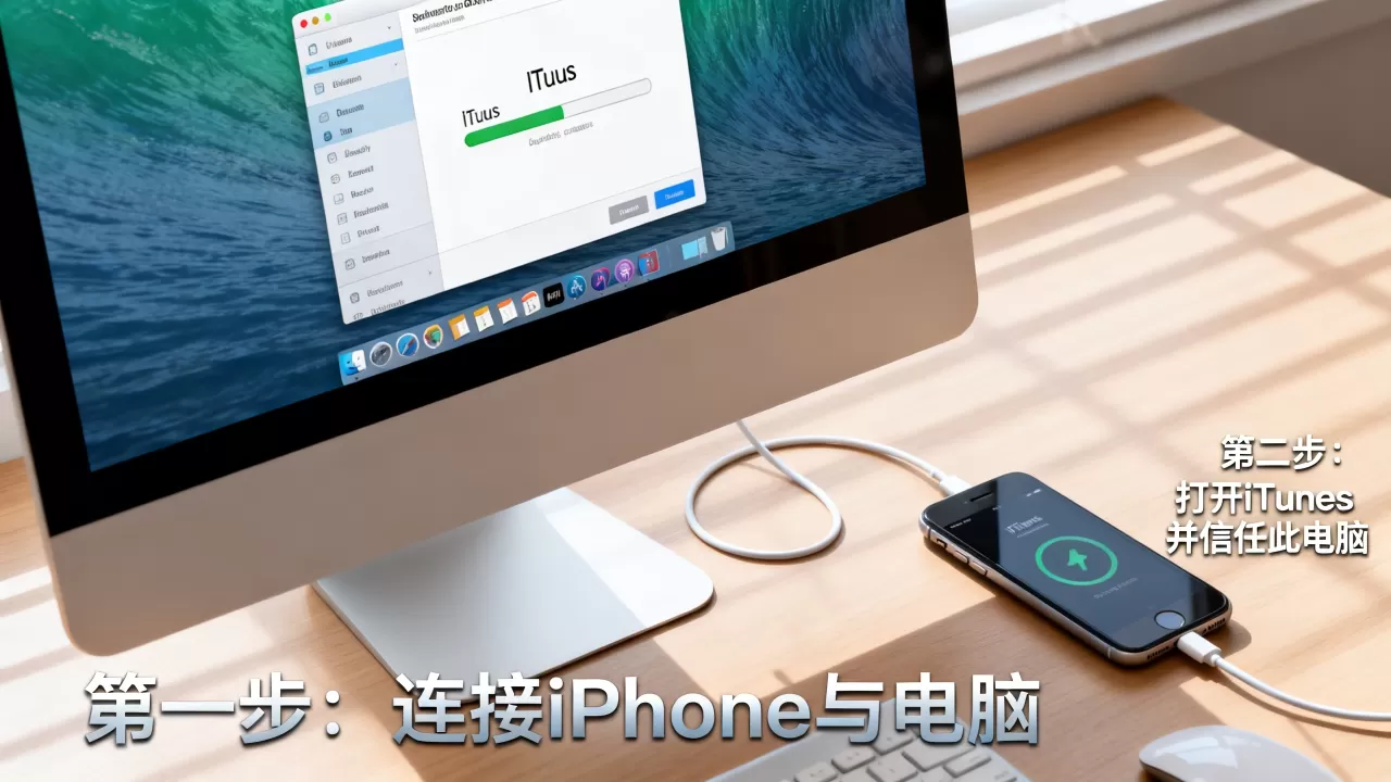 电脑怎么更新iphone系统，iphone系统更新教程
