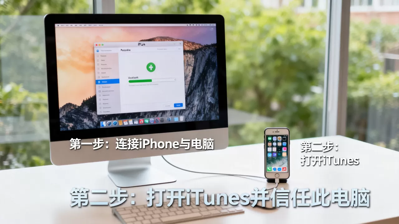 电脑怎么更新iphone系统，iphone系统更新教程