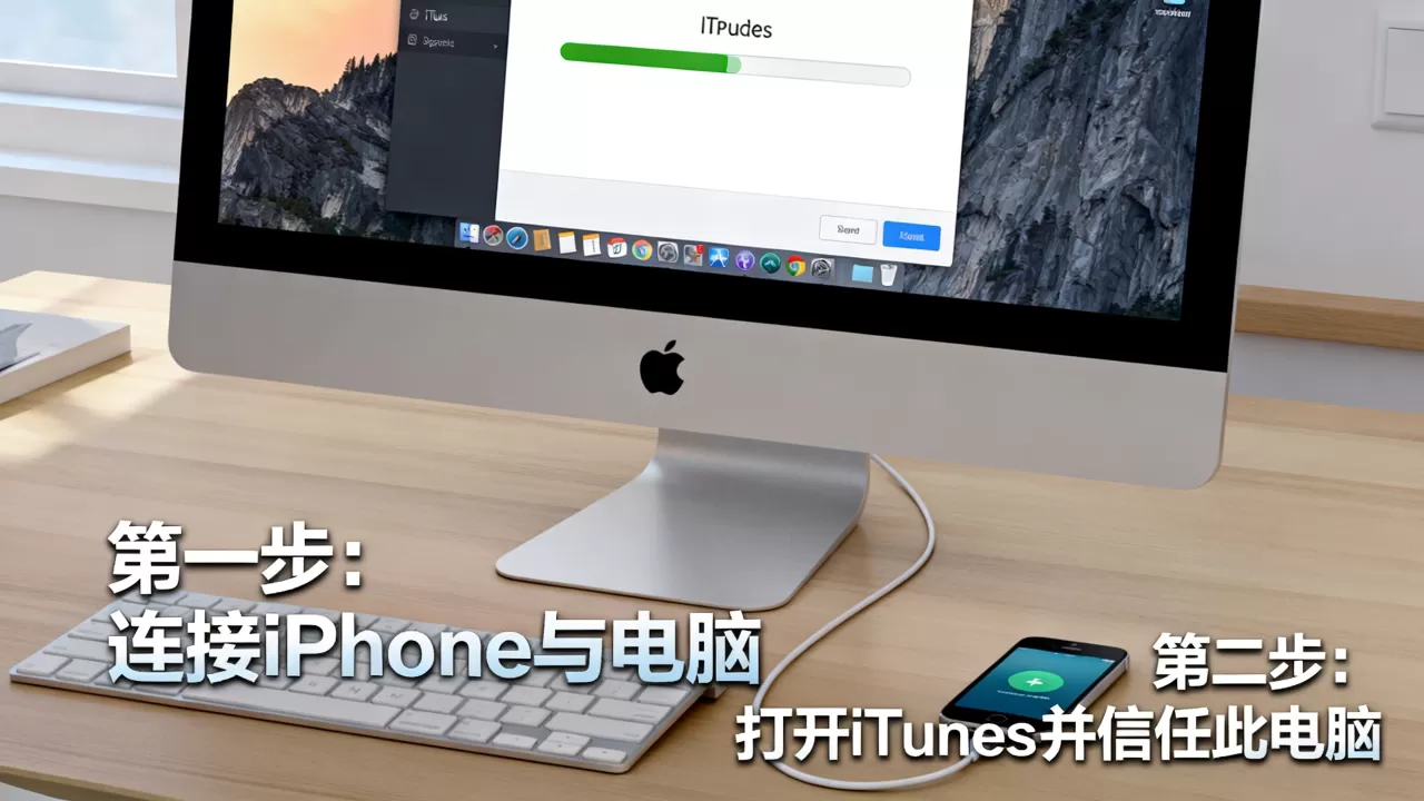 电脑怎么更新iphone系统，iphone系统更新教程