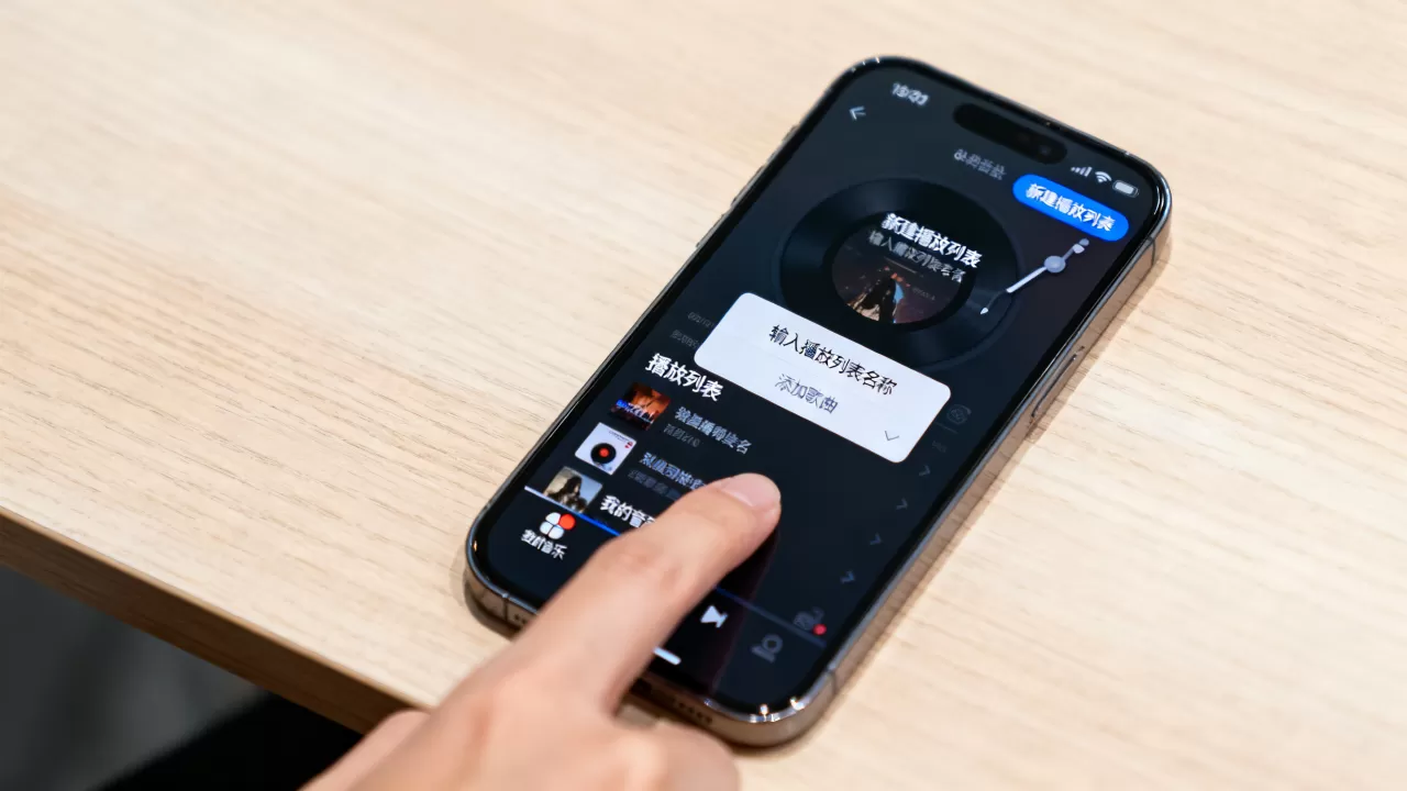iPhone音乐播放列表怎么创建？iPhone音乐播放列表