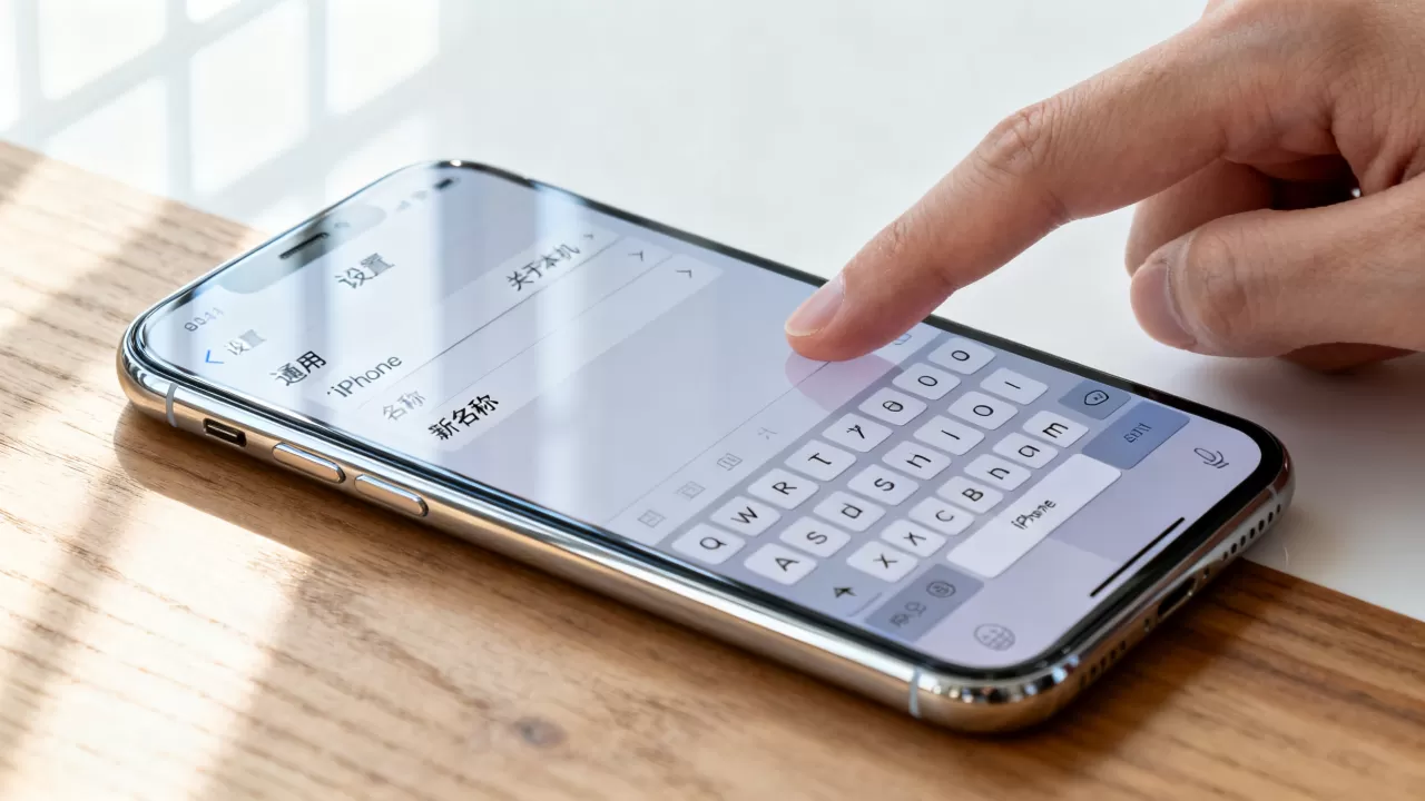 怎么给iphone设置名字，iPhone修改设备名称教程