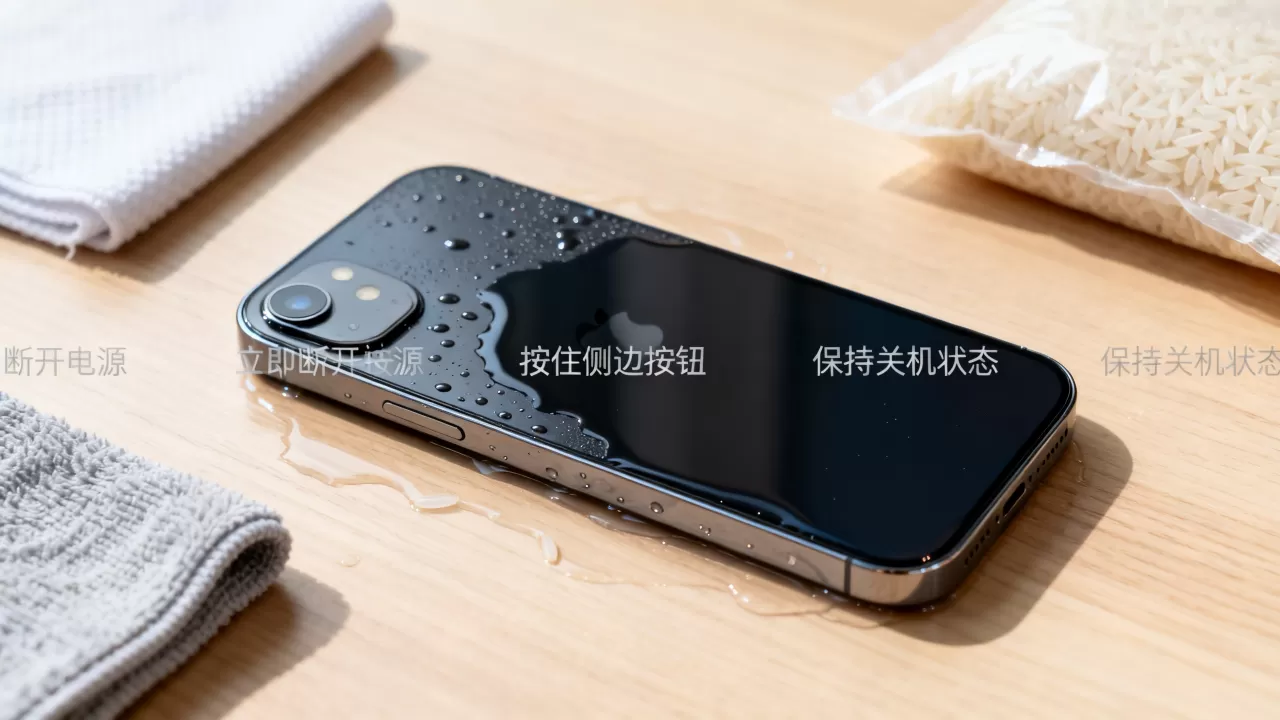 iphone进水了怎么关机，iphone进水强制关机方法