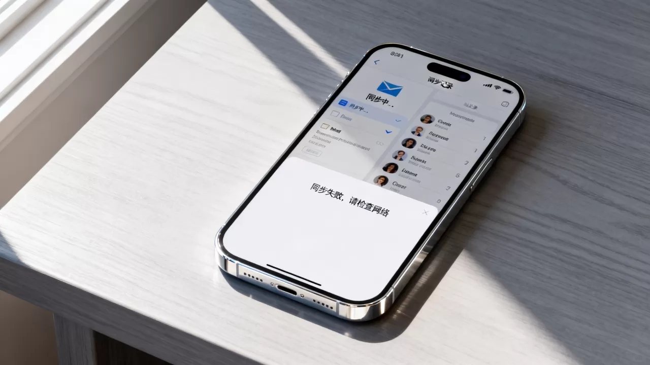 iphone邮件通讯录怎么同步，iphone邮件联系人同步失败