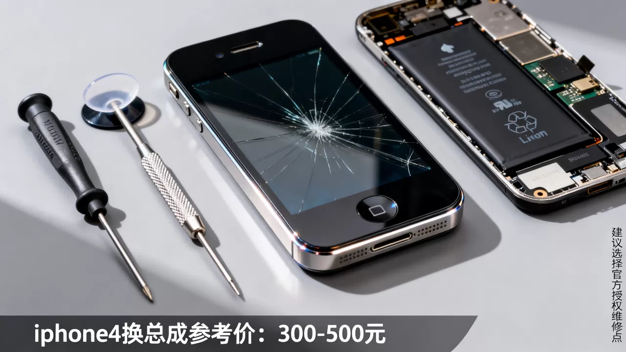 iphone4换总成多少钱，iphone4换总成