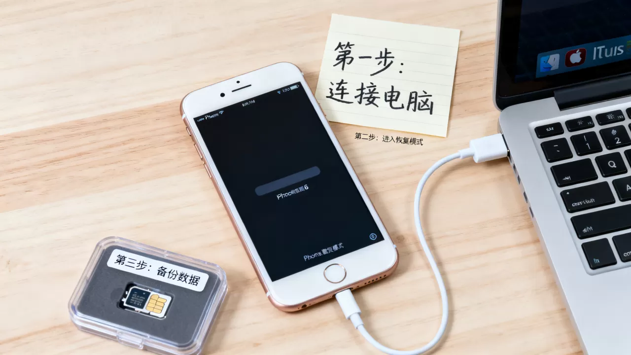 苹果6没有密码刷机，苹果6忘记锁屏密码怎么强制刷机恢复出厂设置