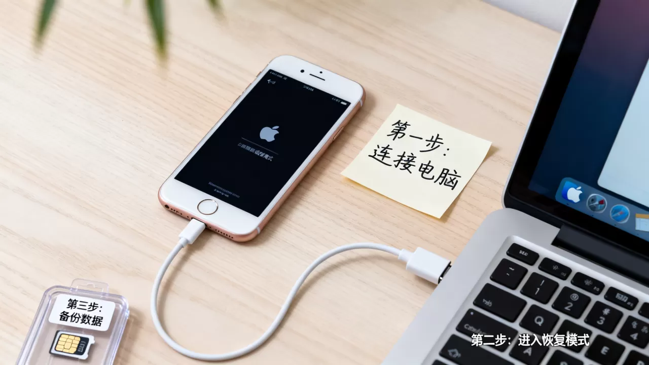 苹果6没有密码刷机，苹果6忘记锁屏密码怎么强制刷机恢复出厂设置
